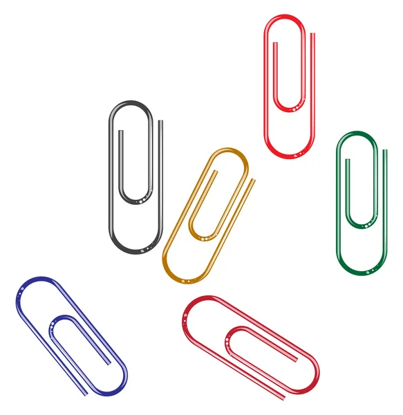 Paperclip 4 — Stock Vector