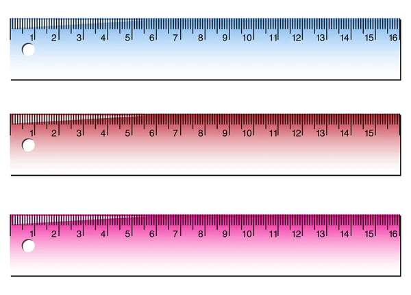 Righello 4 — Vettoriale Stock