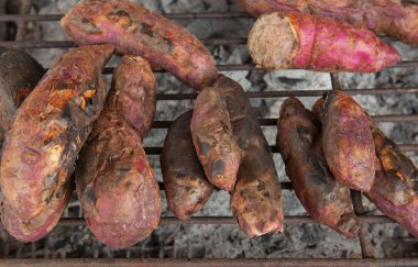 çelik ızgara ızgara manyok