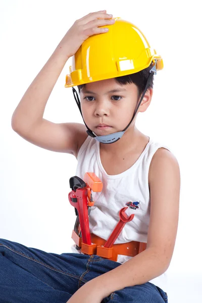 Little handyman — Stock Photo, Image