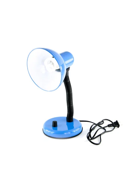 Blue desk lamp — Stock Photo, Image