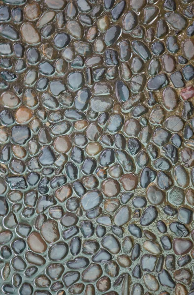 Cobble pedra piso textura fundo — Fotografia de Stock