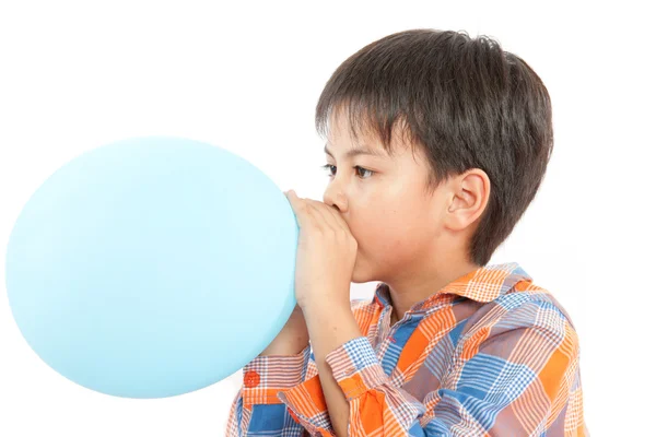 Niño con globos —  Fotos de Stock