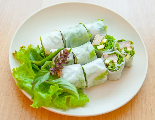 Fresh Spring Rolls — Stock Photo, Image