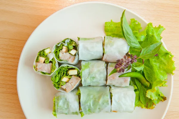 Fresh Spring Rolls — Stock Photo, Image