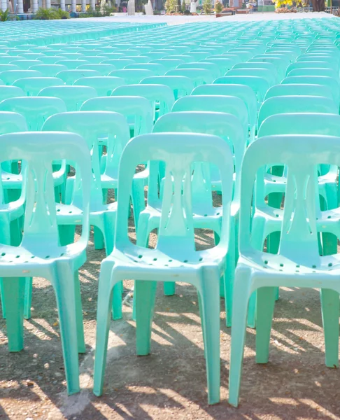 Plastic seats — Stock Photo, Image