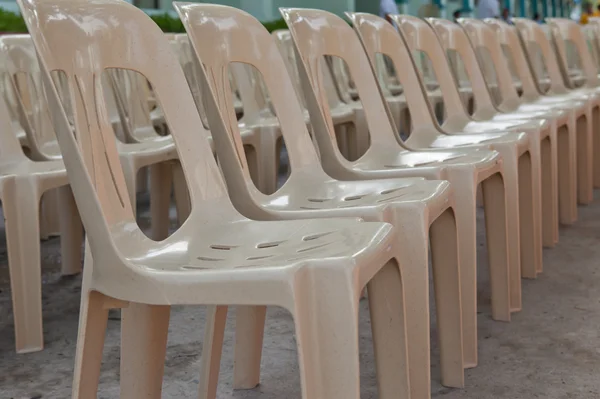 Plastic seats — Stock Photo, Image