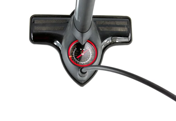 Pompka rowerowa opon — Zdjęcie stockowe