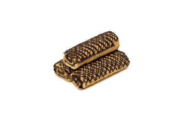 beyaz zemin üzerine pişmiş ürünler