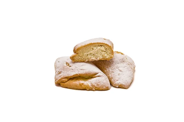 Produits de boulangerie sur le fond blanc — Photo