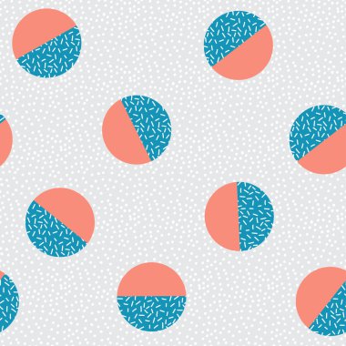 Noktalı minimalist seamless modeli.