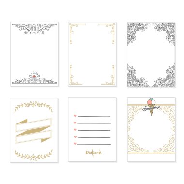 Parti ve düğün yazdırılabilir kartları.