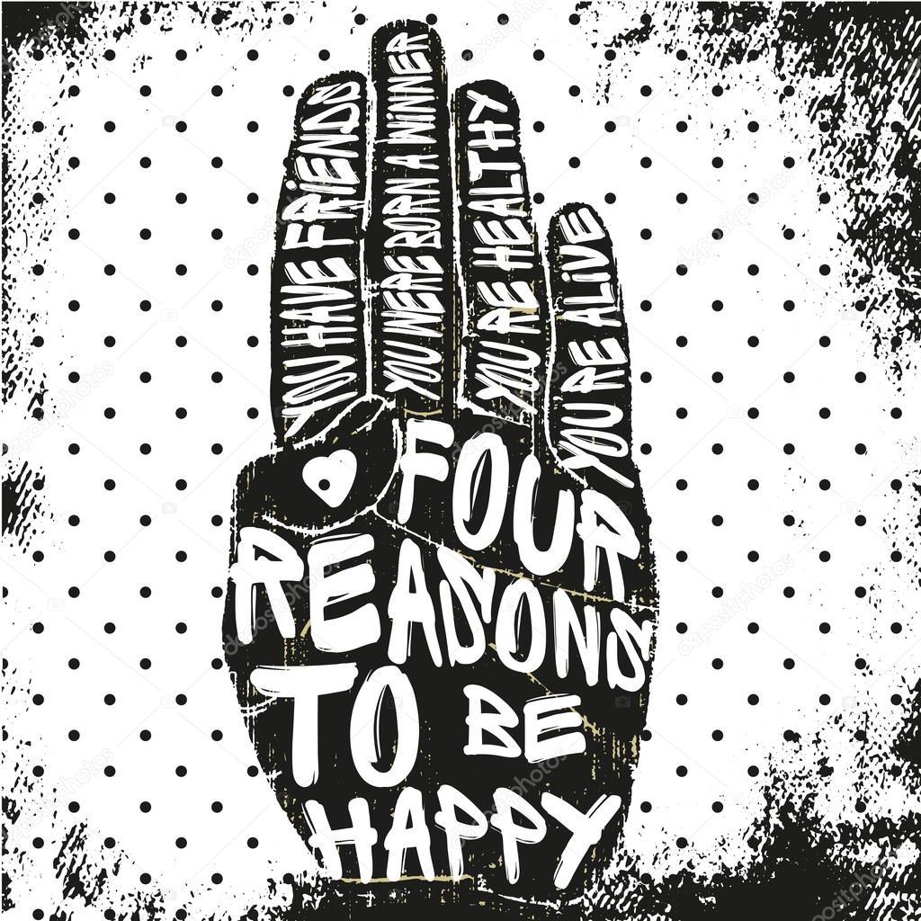 Four reasons to be happy.