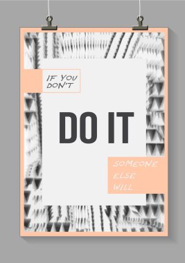 Motivasyon posteri teklif Do It