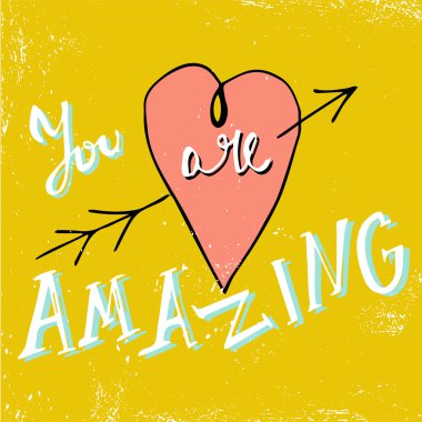 El yazı alıntı 'İnanılmaz '