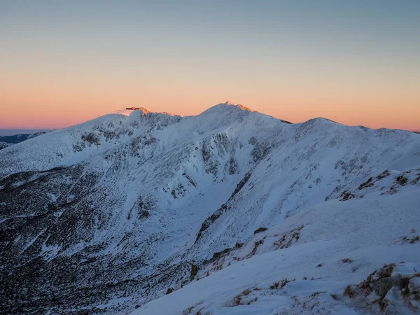 Crinale Principale Dei Bassi Tatra Parco Nazionale Slovacchia Chopok Montagne — Foto Stock