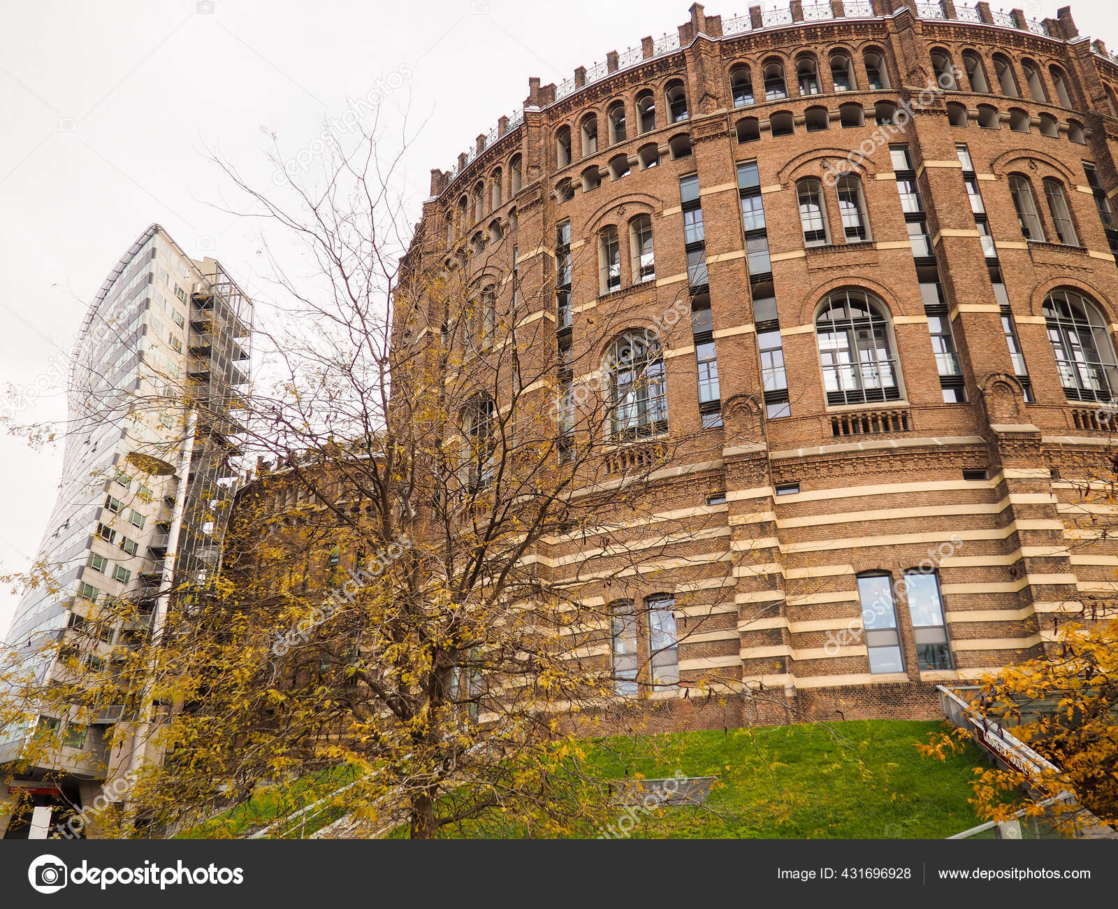 Vienna Gasometer Stock Photos Royalty Free Vienna Gasometer Images Depositphotos