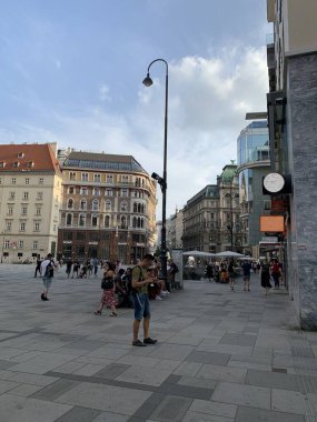 Viyana, Avusturya 21 Haziran 2021. St. Stephen Meydanı.