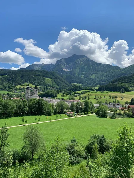 Passau Austria Giugno 2021 Paesaggio Alpino — Foto Stock