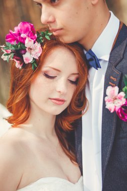 Güzel Bride.Bride'nın portresi.