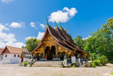 wat xieng tanga luang prabang, laos, s eski Budist tapınağı