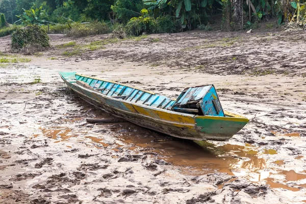 Traditionella Laos båtar — Stockfoto