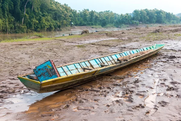 Traditionella Laos båtar — Stockfoto
