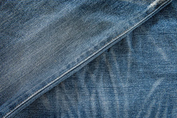 Textura modré džíny pozadí — Stock fotografie