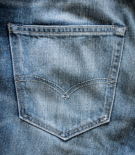 Textura de fundo jeans azul — Fotografia de Stock