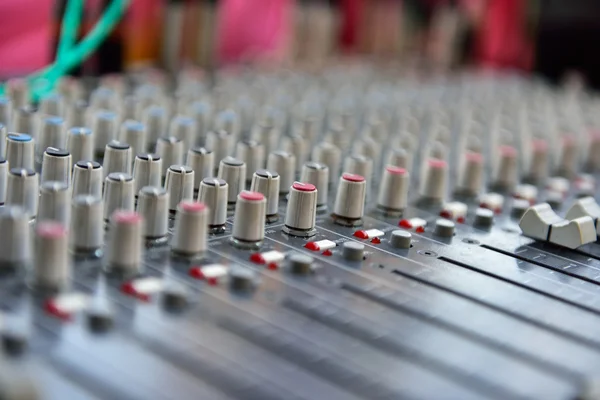 Control audio panel. — Stock Photo, Image