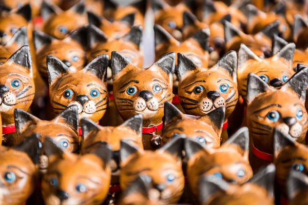 Wooden cats — Stock Photo, Image