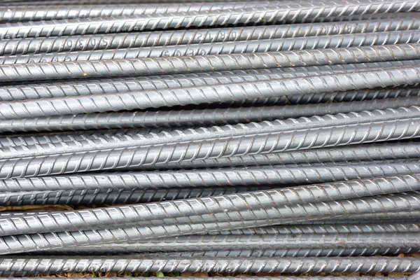 Çelik çubuklar ya da inşaat işi için kullanılan barlar — Stok fotoğraf
