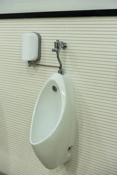 Men chamber pot or urinal in men toilet — Stock Photo, Image