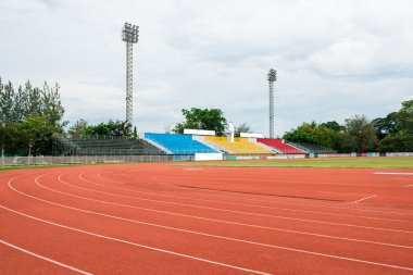 stadyumda koşu pisti