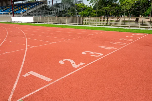 Retro sport löparbana — Stockfoto