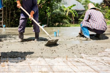 kapalı beton çimento zemin ile float tepesi, sıvacı