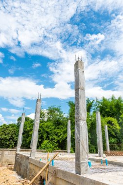 Çimento ayağı ev inşaatı için bina