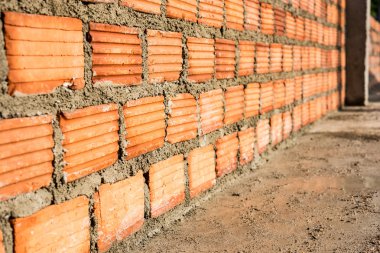 Tuğla duvar dokusunun arkaplanı