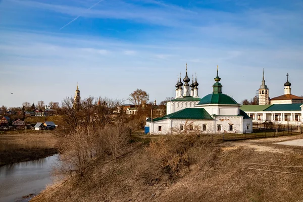 Église Pyatnitskaya Suzdal Par Une Journée Printemps Ensoleillée Église Paraskeva — Photo