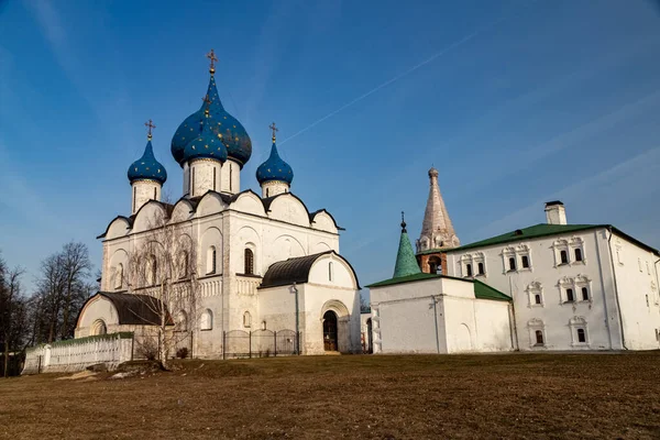 Cathédrale Nativité Très Sainte Théotokos Kremlin Suzdal Cathédrale Bogoroditsky Mère — Photo