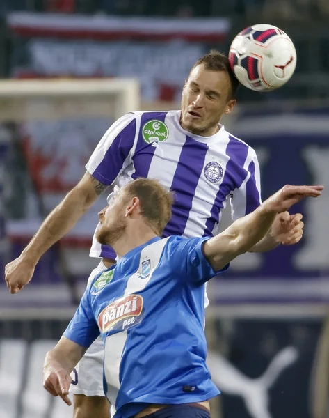 Ujpest - MTK Budapest OTP Bank League football match — Stock Photo, Image