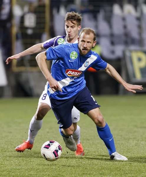 Ujpest - MTK Budapest OTP Bank League football match — Stock Photo, Image