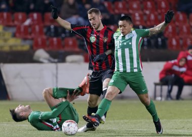 Budapeşte - Ferencvaros OTP Bank League futbol maçı