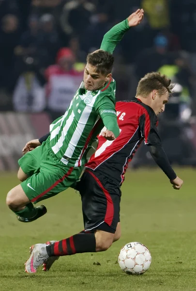 Budapest Honved - Ferencvaros OTP Bank League mecz piłkarski — Zdjęcie stockowe