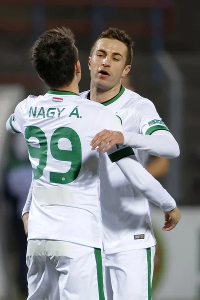 Wazów - Ferencvaros Otp Bank liga mecz piłki nożnej — Zdjęcie stockowe