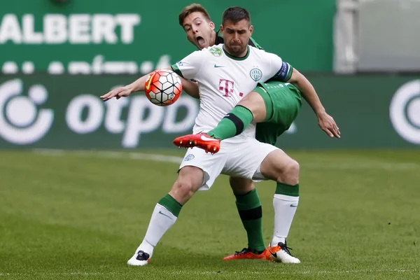 Ferencvaros - Paks OTP Bank League football match — Stock Photo, Image