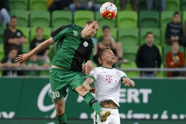 Ferencvaros - Paks OTP Bank League football match — Stock Photo, Image