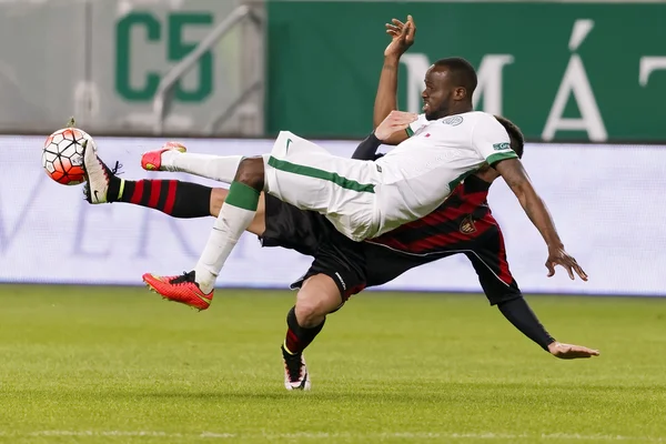 Ferencvaros - Budapest Honved OTP Bank League football match — Stock Photo, Image