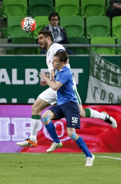 Ferencvaros - MTK Budapest OTP Bank League football match — Stock Photo, Image