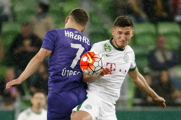 Ferencvaros - Ujpest OTP Bank League football match — Stock Photo, Image